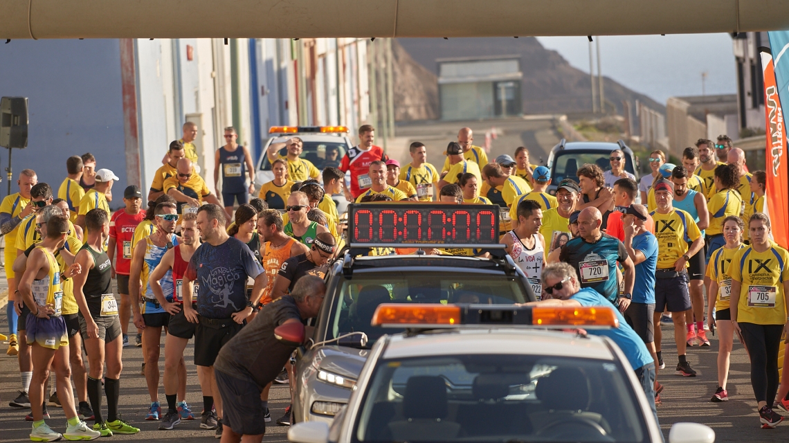 El Sebadal se llena de deportistas con la IX Carrera El Sebadal